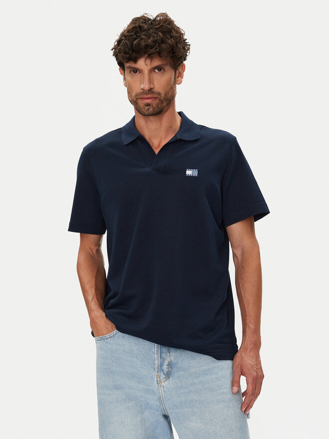 Tommy Jeans Tommy Jeans Pólóing Skipper DM0DM21657 Sötétkék Regular Fit