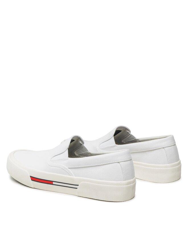 Tommy Jeans Tenisky Tommy Jeans Slip On Canvas Color EM0EM01156 Bílá