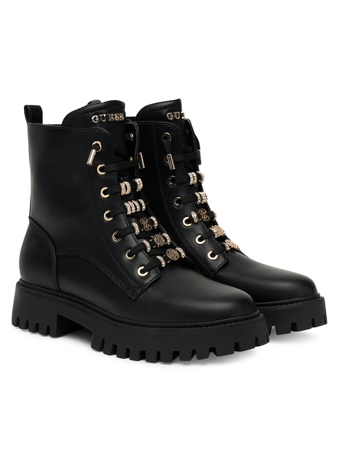 Guess Bakancs Guess FLTFNA ELE10 Fekete