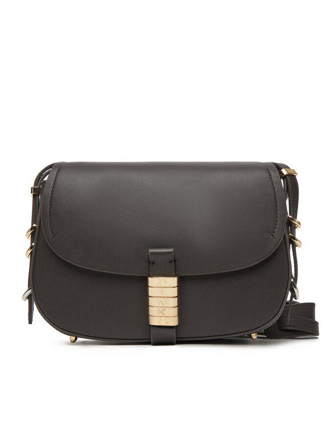 PINKO Handtasche PINKO Saddle Mini PE PLTT 103831 A270 Braun