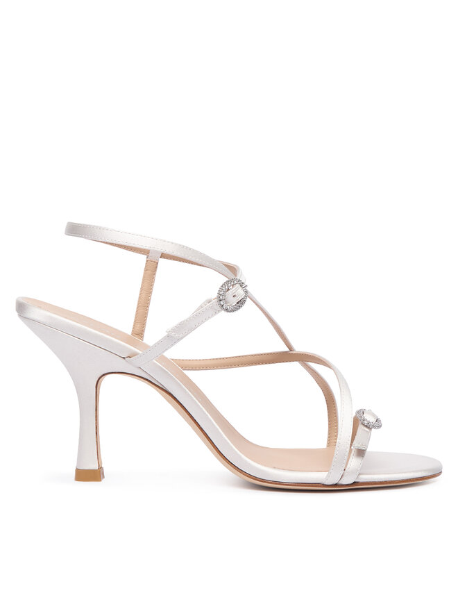 Stuart Weitzman Sandalen Stuart Weitzman Kensington Strappy Sandal 85 SN109 Creme