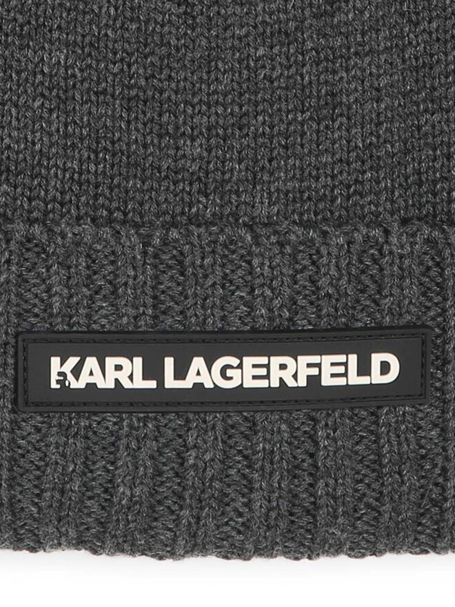 Karl Lagerfeld Kids Шапка Karl Lagerfeld Kids Z30361 Сив