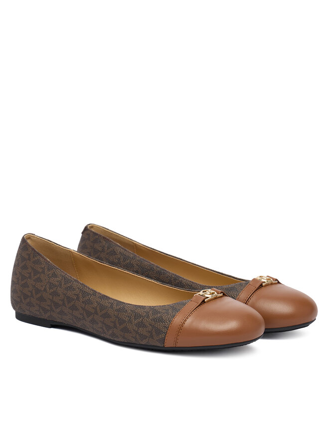 MICHAEL Michael Kors Балетки MICHAEL Michael Kors Mandy Flat 40F5MAFP1L Коричневий