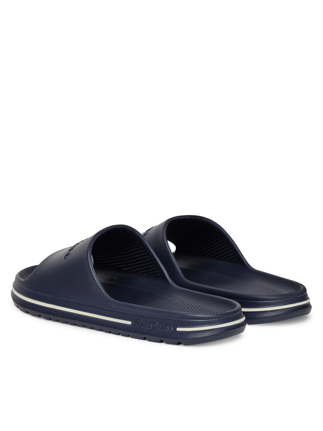 Pepe Jeans Natikači Pepe Jeans Beach Slide M PMS70159 Mornarsko modra