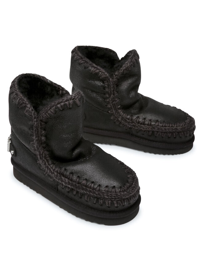 Mou Snehule Mou Eskimo 18 With Rhinestones Logo Čierna