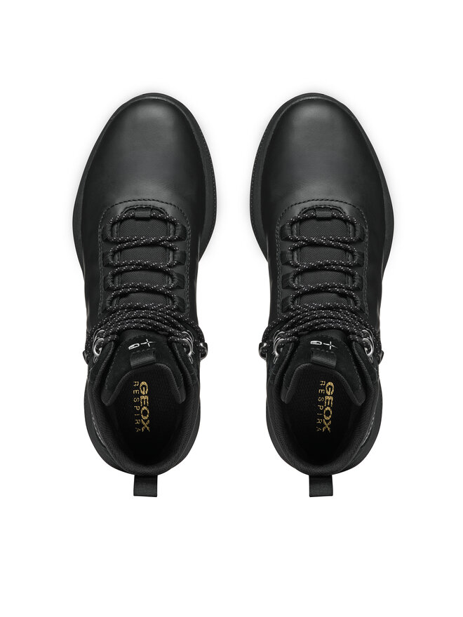 Geox Pohodni čevlji Geox D Pg1X B Abx D46VRB 08522 C9999 Črna