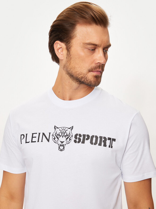 Plein Sport Plein Sport T-Shirt AADC MTK7197 SJY001N Weiß Regular Fit