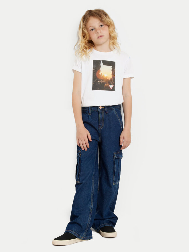 Guess Guess T-shirt L4YI12 K8HM4 Bijela Regular Fit