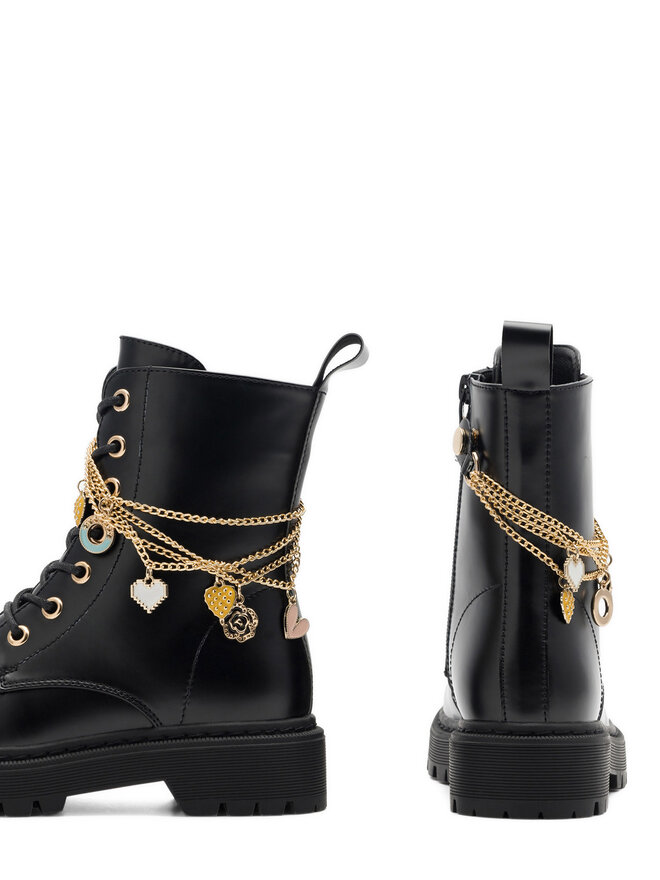 DeeZee Botine DeeZee CS5587-17 Negru