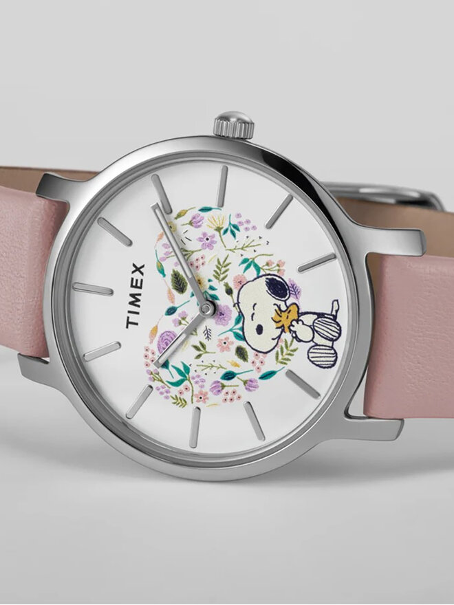 Timex Karóra Timex Timex x Peanuts® TW2W85100 Ezüst
