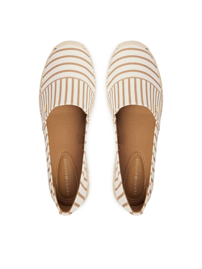 Tommy Hilfiger Espadrilles Tommy Hilfiger Th Platform Espadrille Stripes FW0FW09143 Beige