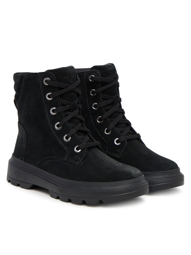 Geox Stiefeletten Geox J Kiddartah Wpf J56NDA 00022 C9999 S Schwarz