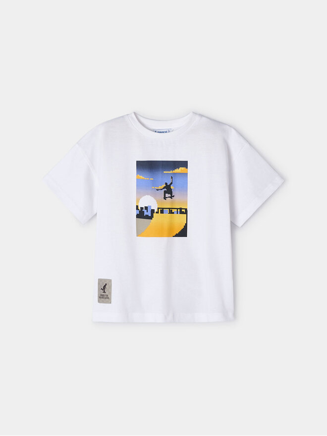 Mayoral Mayoral Camiseta 3015 Blanco Regular Fit