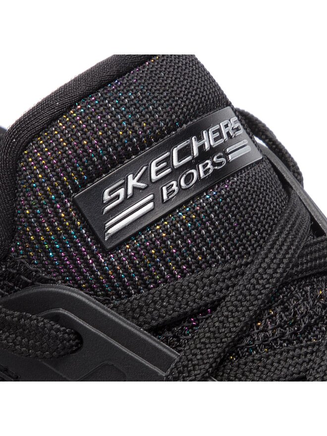 Sneakers Skechers BOBS SPORT Squad Multifaceted 58350 BKMT Noir chaussures