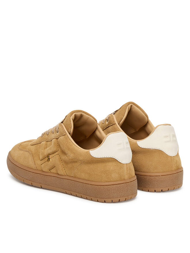 Elisabetta Franchi Sneakers Elisabetta Franchi Low Cut Lace Up F4A9-E0340-0071 D Beige