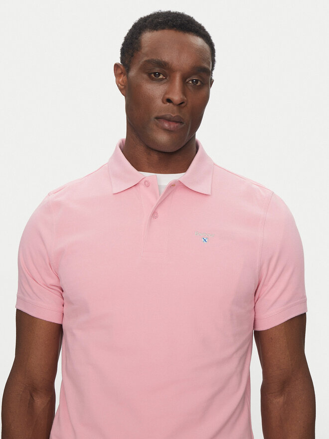 Barbour Barbour Poloshirt Original Sport MML0358PI51 Rosa Tailored Fit