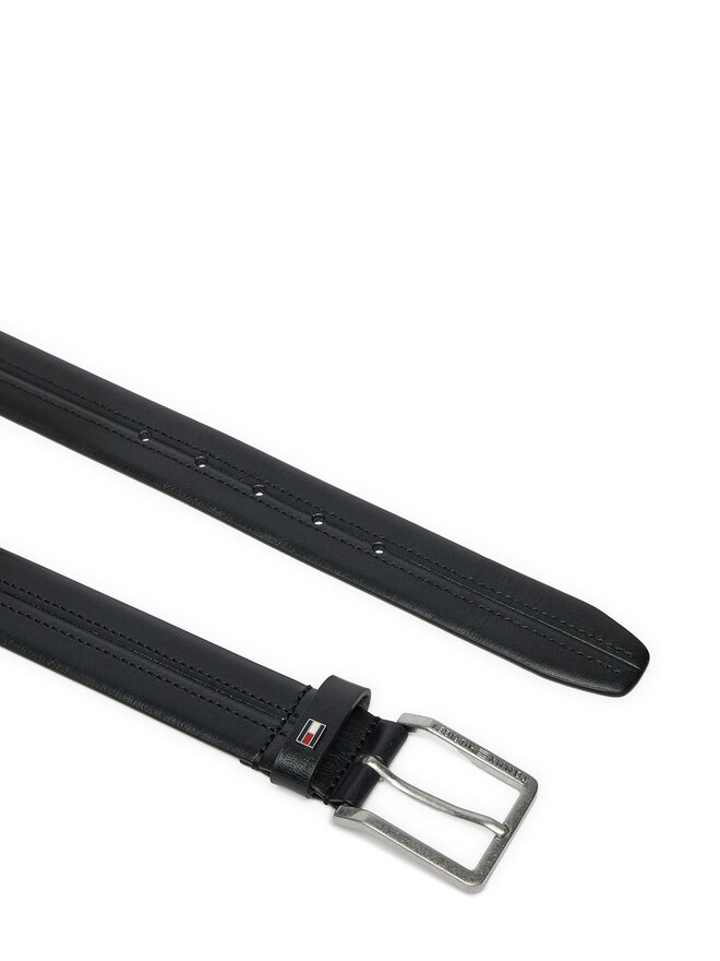 Tommy Hilfiger Чоловічий ремінь Tommy Hilfiger Oliver 3.5 Seasonal AM0AM13304 Чорний