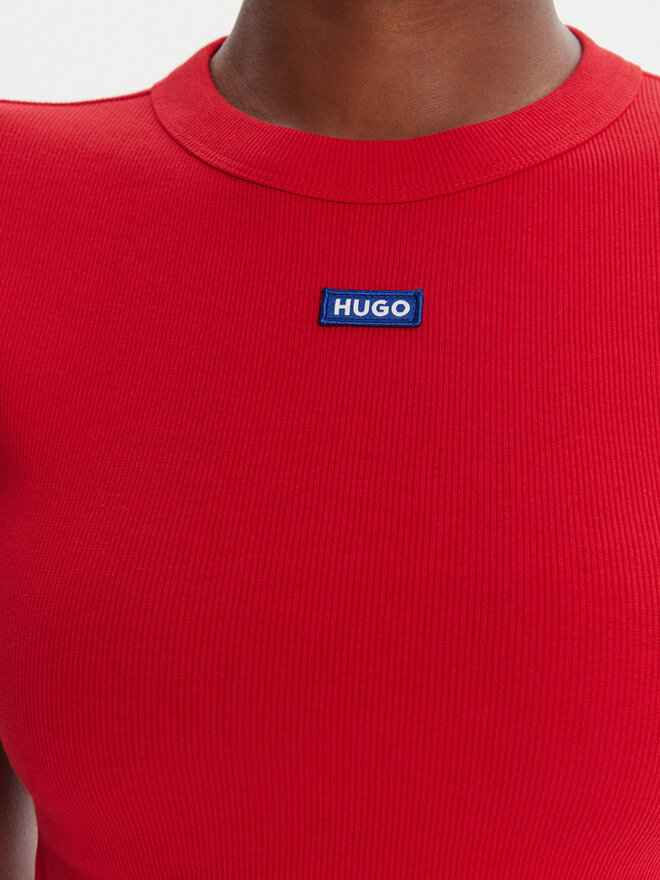HUGO HUGO Camiseta Baby 50510749 Rojo Slim Fit