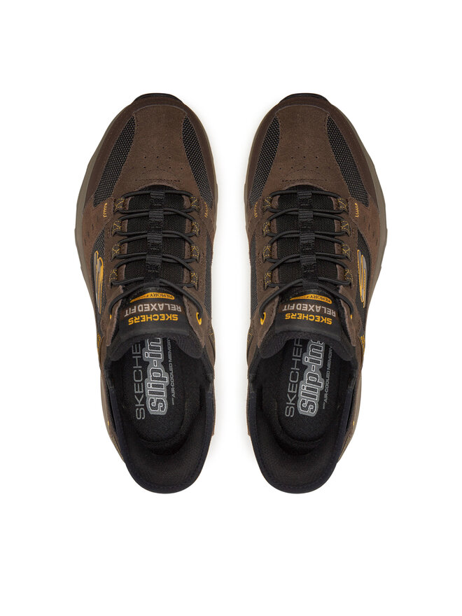 Skechers Sneakersy Skechers Oak Canyon 237450/BRBK Hnedá