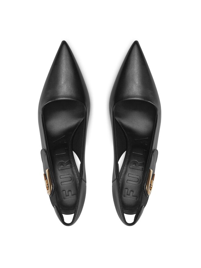 Furla Σανδάλια Furla Sign Slingback T.90 YG05SGN-BX2681-O6000-90294100 Μαύρο