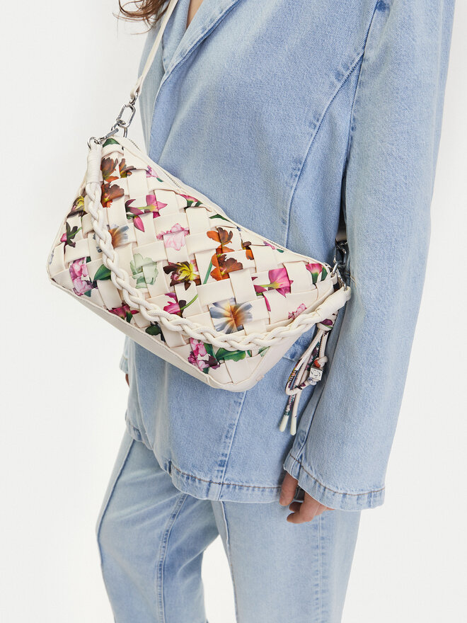 Desigual Дамска чанта Desigual 25SAXPBQ Екрю