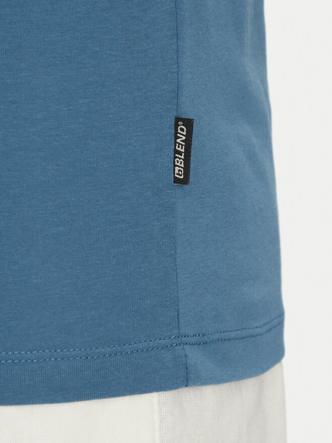 Blend Blend Camiseta 20718848 Turquesa Regular Fit