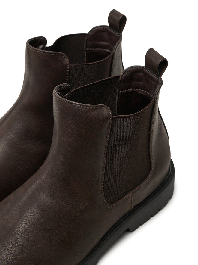 Pierre Cardin Kotníková obuv s elastickým prvkem Pierre Cardin 4714 Hnědá