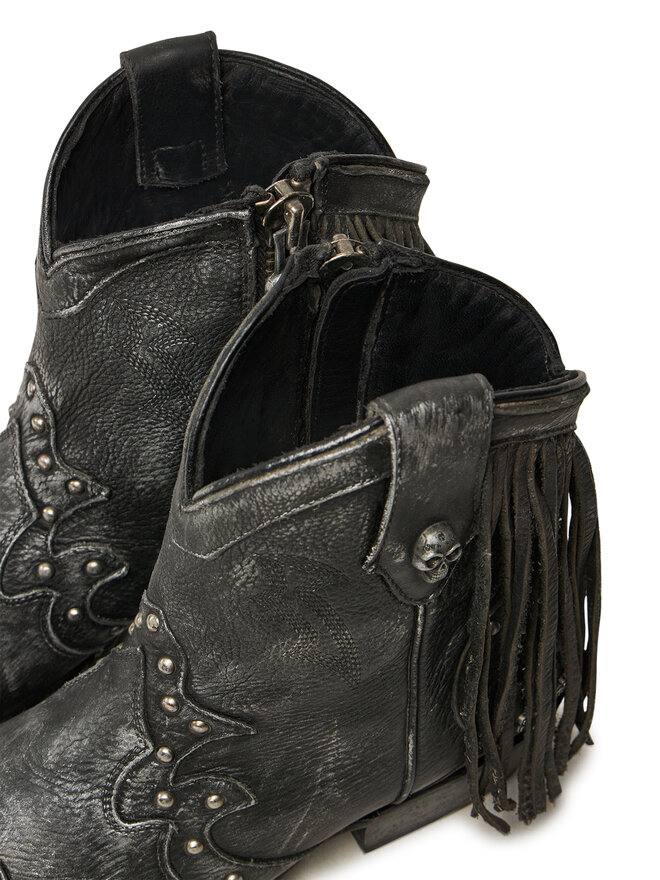 NEW ROCK Kowbojki NEW ROCK M-WSTM003-S1 Czarny