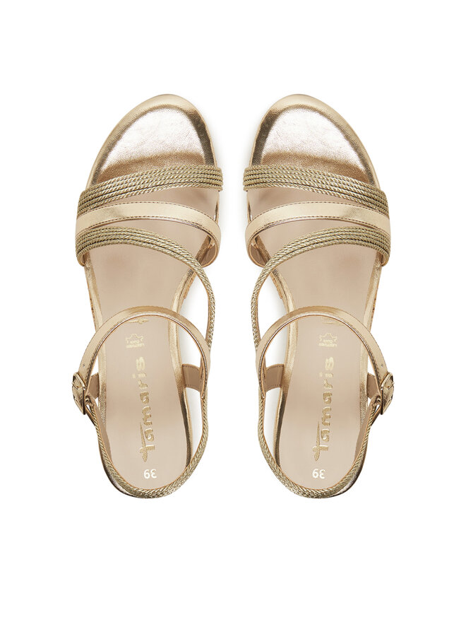 Tamaris Espadrilky Tamaris 1-28323-44 Zlatá