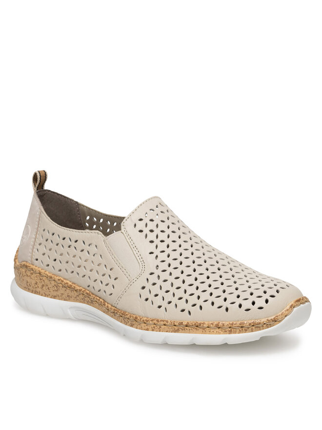 Rieker Halbschuhe Rieker N4251-60 Beige