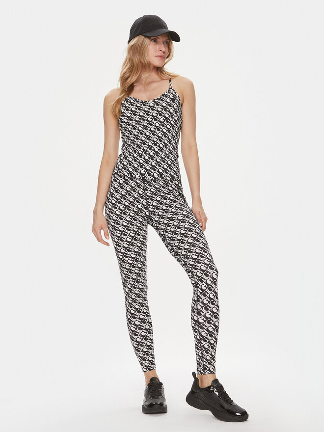 Guess Guess Τοπ V3GP01 MC03W Μαύρο Slim Fit