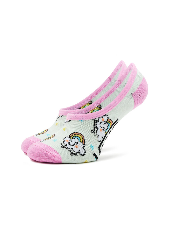 Vans 3 pares de calcetines tobilleros para niño Vans Rainbow Rider Canoodle VN0007B4YB21 De color