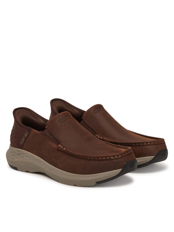 Skechers Nizki čevlji Skechers Oswin 204866 Rjava