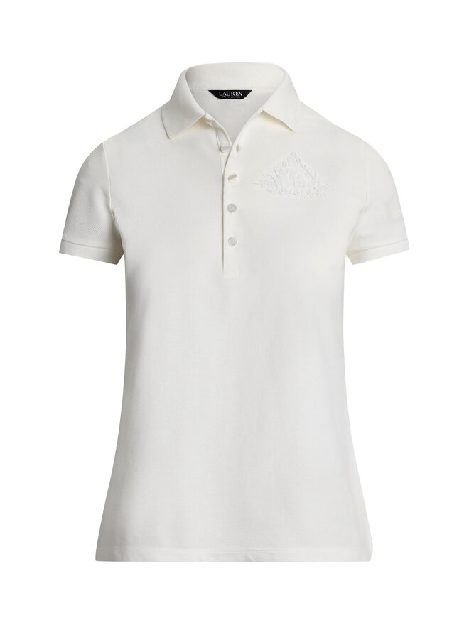 LAUREN RALPH LAUREN LAUREN RALPH LAUREN Polo marškinėliai 200966128001 Balta Slim Fit