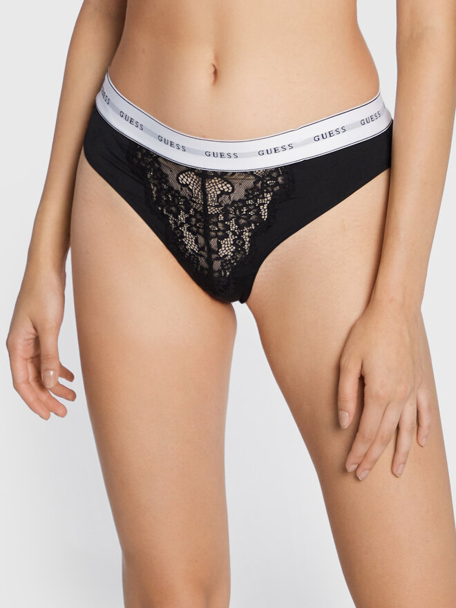 Guess Guess Stringtanga Belle O2BE00 KBBT0 Schwarz