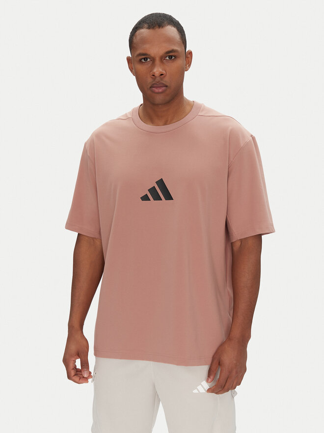 adidas adidas Marškinėliai Z.N.E. JC5480 Rožinė Loose Fit
