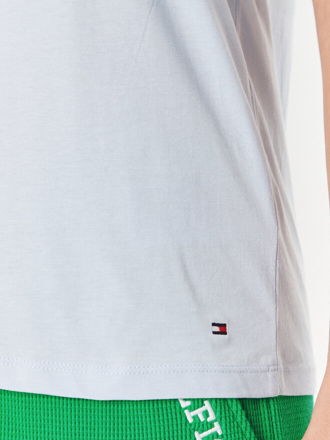 Tommy Hilfiger Tommy Hilfiger Camiseta Signature WW0WW41674 Celeste Regular Fit