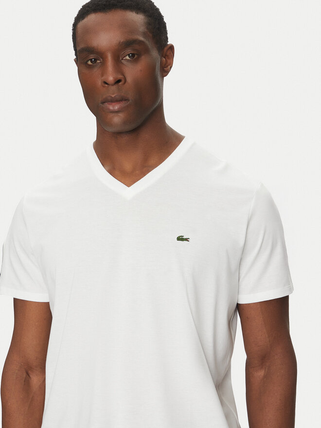 Lacoste Lacoste Marškinėliai TH6710 Balta Regular Fit