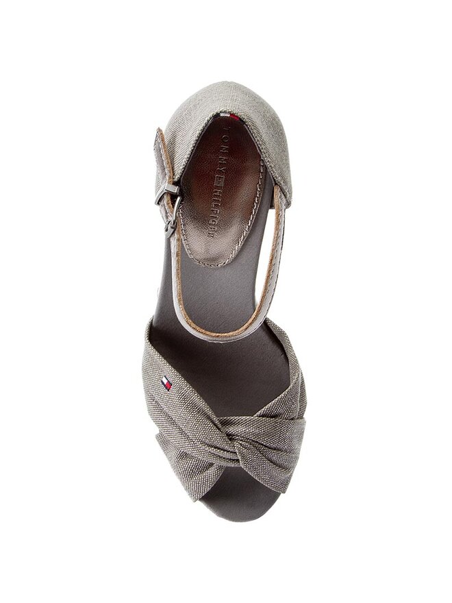 Tommy Hilfiger Espadrilles Tommy Hilfiger Elena 3D FW0FW01079 Light Grey 007