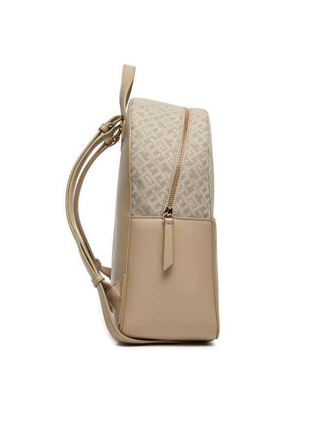 Tommy Hilfiger Rucsac Tommy Hilfiger Th Jacquard Backpack AW0AW17074 Bej