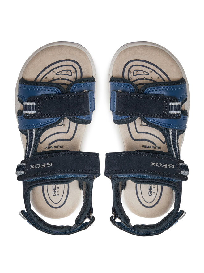 Geox Sandály Geox J Sandal Alben Boy J35AVA 01520 CF44M S Tmavomodrá