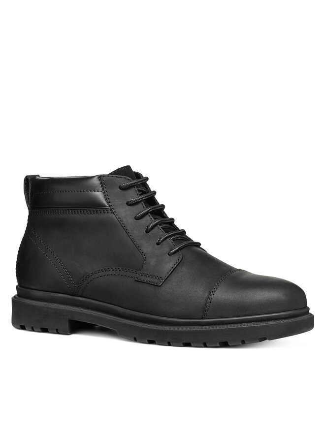 Geox Schnürschuhe Geox U Andalo U46DDA 000FF C9999 Schwarz