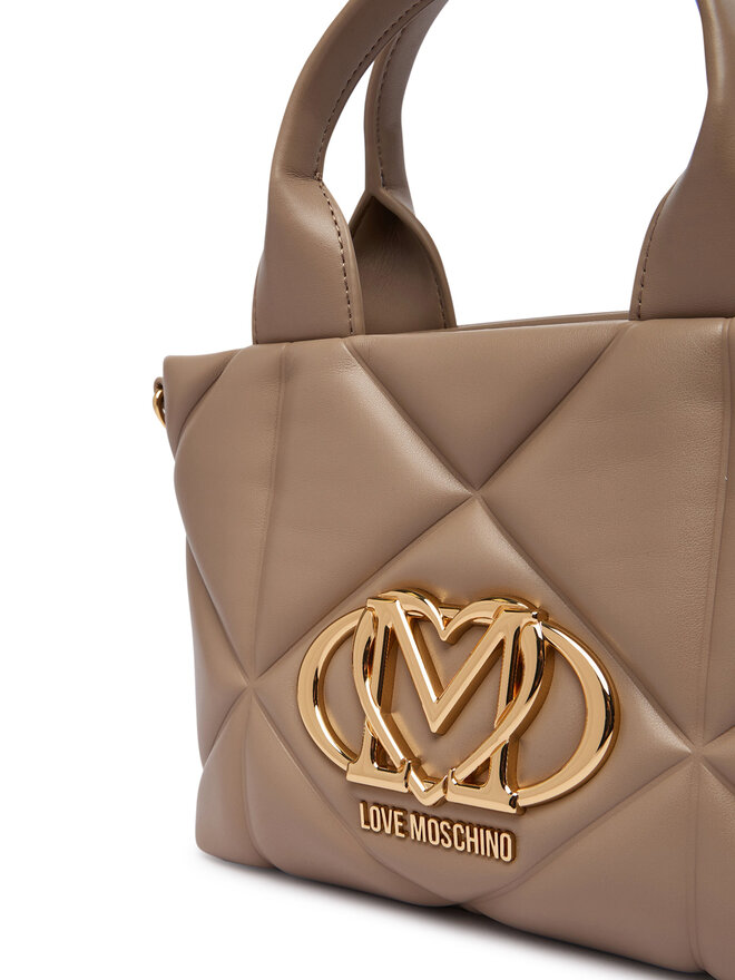 LOVE MOSCHINO Handtasche LOVE MOSCHINO JC4255PP0PLC0105 Dunkelbeige
