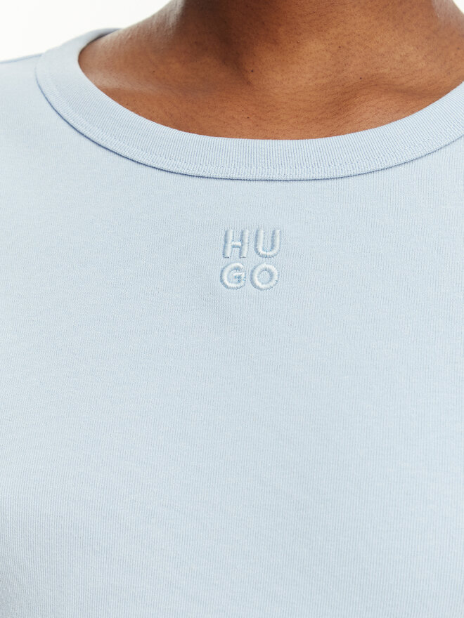 HUGO HUGO T-Shirt Deloris 50512002 Hellblau Regular Fit