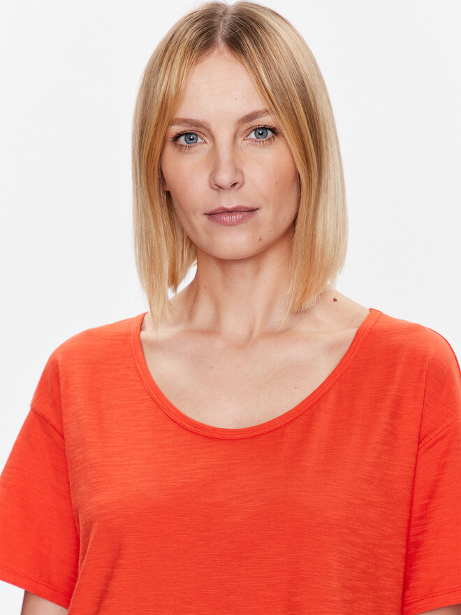 United Colors Of Benetton United Colors Of Benetton Marškinėliai 3BVXD1033 Oranžinė Relaxed Fit