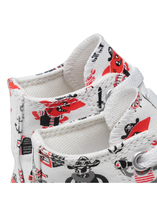 Converse Plátěnky Converse Chuck Taylor All Star Pirate 372874C Bílá