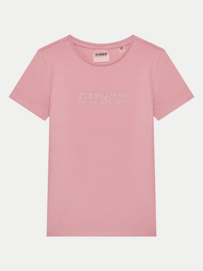 Guess Guess Marškinėliai J4RI49 J1314 Rožinė Regular Fit