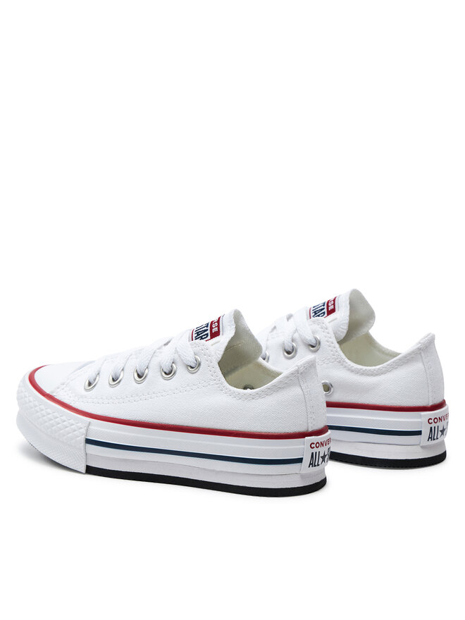 Converse Plátěnky Converse Chuck Taylor All Star Eva Lift Canvas Platform 372862C Bílá