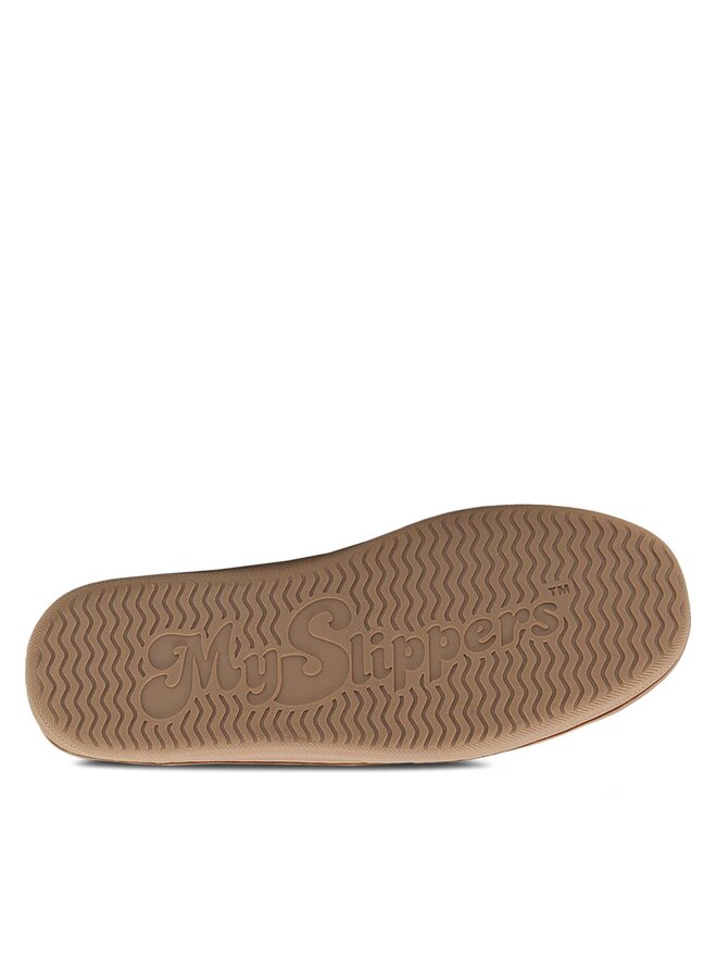 MYSLIPPERS Hausschuhe MYSLIPPERS MPF20WID001B-W Braun