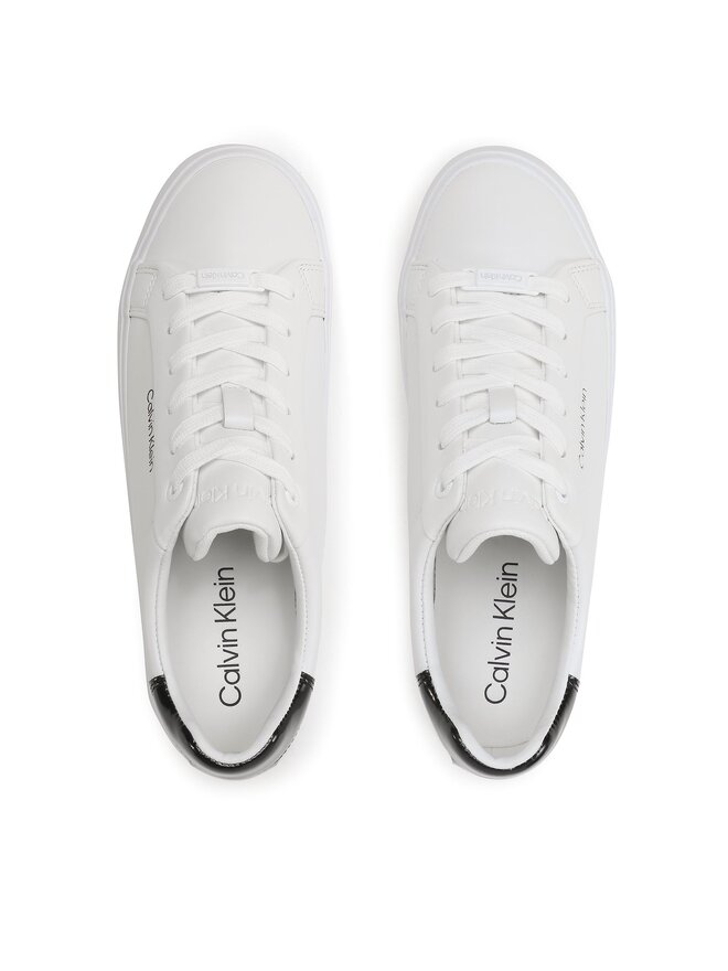Calvin Klein Sneakersy Calvin Klein Vulc Lace Up HW0HW01681 Biały